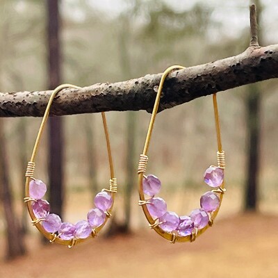 Genuine 2025 amethyst jewelry